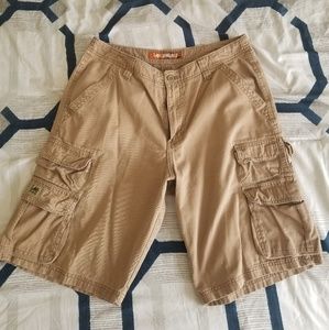 Lee dungaree men's cargo shorts
